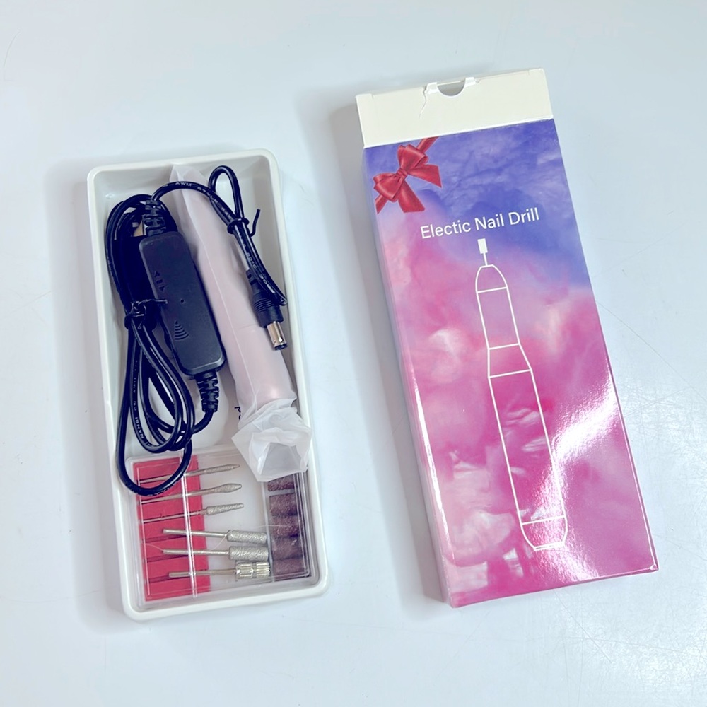 Pink Portable Electric USB Nail Drill Kit - Picture 6 of 7